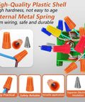 Diyers Wire Nuts Assortment Kit 1500 Pcs Insulated Twist Connectors in various colors with springs and caps for wiring