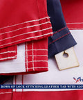 Close-up of American Flag 2.5 By 4 Foot Banner Style Sleeve Flag With Embroidered Stars And Sewn Stripes UV Protected Heavy Duty Nylon