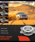 2 Pack Wheel Bearing Kit For Audi A4 A5 A6 Q5 S4 S5 S6 S7 S8 Quattro Allroad Models, showcasing high-load capacity and smooth operation.
