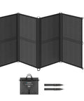 200W Portable Solar Blanket With Eight Fold Design Ultra Lightweight Power Charger displayed with accessories