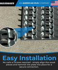 Heavy Duty Eight By Eight Inch Steel Mending Plates For Solid Wood Repair Features A Thick Hot Dipped Galvanized Finish That Handles Moisture Like A Champ And Is Built Different For Pressure Treated Lumber In Massive Bulk Packs close-up showing the unique design for easy installation.