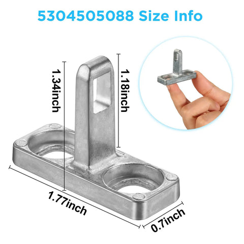 Washer Door Latch Replacement For Electrolux And Frigidaire 5304505088 Door Strike Fix, 1.77 x 0.70 x 1.34 in metal