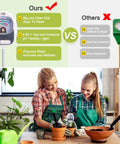Image comparing advantages of 4 In 1 Soil Test Kit With Moisture Meter PH Meter Fertility And Sunlight Meter for gardening use
