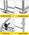 Close-up details of Huge Walk In Metal Chicken Coop With Heavy Duty Poultry Cage Waterproof UV Resistant Cover And Lockable Doors