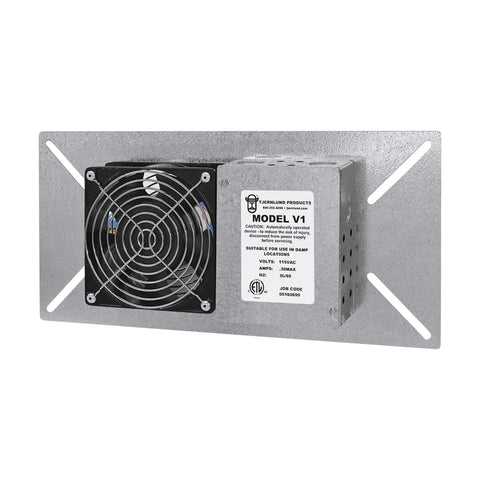 UnderAire Crawlspace Ventilator Fan 110 CFM For Damp Musty Crawl Spaces with Moisture and Mold Reduction on metal frame