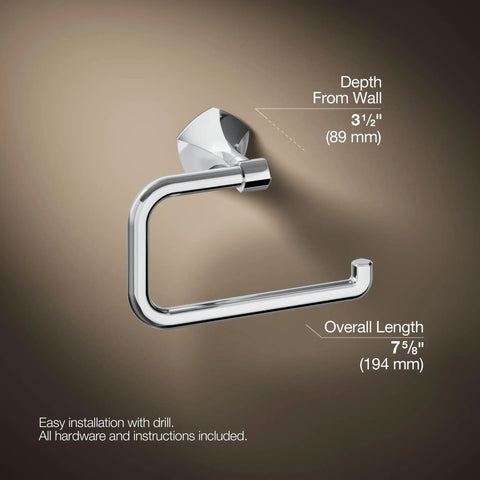 Occasion Towel Ring Premium Metal Bathroom Accessory With Corrosion And Tarnish Resistant Finish Includes Tools Hardware And Template