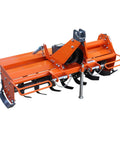 45 Inch Rotary Tiller Attachment Workhorse Heavy Duty for Tractor with Cat 1 3 Point Hitch PTO Driven 540 RPM 4.7 Inch Max Depth