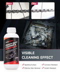 Pro Level Ultrasonic Cleaner Fluid For Carburetors Engines And Auto Parts Dissolves Stubborn Grease Oil And Road Grime Without Any Scrub Hustle Leaves Parts Residue Free 34 Fl Oz before and after cleaning demonstration