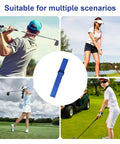 Golf Swing Training Arm Band With Adjustable Length And Elastic Rope Tension, Posture Corrector For Beginners in use