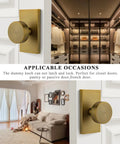 Antique Brass Dummy Door Knobs Interior Modern Vintage Square Door Handles For Bifold And Closet Doors Rectangle Style 2 Pack Easy Install Non Latching Hardware