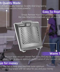 HEPA Filter Cover Exhaust Door Replacement For ProTeam Backpack Vacuums 107303 107310 107363 ProVac Super Coach Pro visible with features