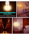 UL Listed 13W GU24 CFL Light Bulbs 2700K Warm White T2 Spiral With GU24 Base 2 Prong Energy Efficient Indoor Lighting 4 Pack in various settings