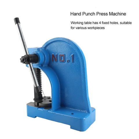 One Ton Manual Arbor Press Crafted From Premium Carbon Steel With A Four Hole Work Table For Pressing Bearings Riveting And Stamping Shop Rated No Nonsense Garage Workhorse