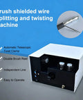 Heavy Duty Pneumatic Wire Stripper Machine With Automatic Clamping For 5-60mm Cables, brush shielded wire splitting and twisting machine.