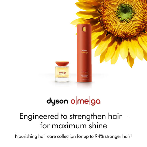 Omega Hydrating Hair Oil Lightweight Nourishing Serum For Frizz Control And Ultra Shine Heat Protection Up To 450F 30mL with flower