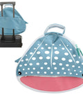 Regulator Bag for Dive Gear with Beefy Capacity, Protective Foam Padding, Two Way Zipper, Blue Whale Shark Design on suitcase