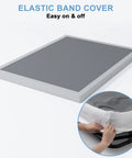 Elastic band cover for Rock Solid Heavy Duty 3 Inch Low Profile Full Size Box Spring Replacement Mattress Foundation.