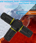 Heavy Duty 3 Way IP68 Waterproof Electrical Junction Boxes For Outdoor Wiring With Three Pin Cable Connectors showing cold and heat resistance.