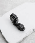 Black Aluminum Derailleur Hanger With Bolts KP419 K33049 M12x1 For Cannondale Slate Synapse Topstone on gray surface