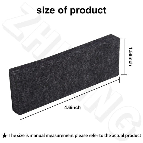4 Pack 265-17 Air Filter For Air Compressor Replacement, size 4.6x1.5 inches, black rectangular filter dimensions