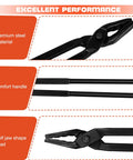 Wolf Jaw Tongs For Blacksmithing 15 Inch Beast Of A Forge Clamp with comfort handle and wolf jaw shape head for secure grip