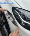 Premium Hella Sleek Side Spoiler Trims For Tesla Cybertruck 2024 Ride durable ABS plastic applied to vehicle fender.