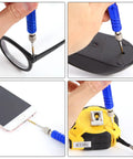 Ultra Handy Mini Precision Screwdriver Set With Magnetic Bits for Electronics and Eyeglasses, used on phone, glasses, mouse, tape measure.