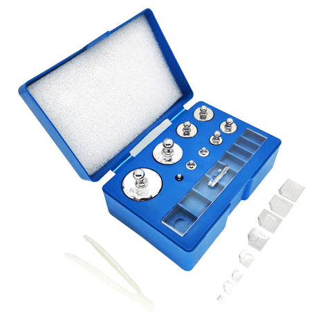 Pro Grade 17 Piece Calibration Weights Set For Digital Balances And Jewelry Scales Stainless Steel 0.01 g To 100 g in case