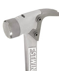 AL-PRO Forged Aircraft Aluminum Framing Hammer 14 Oz Straight Rip Claw with milled face and shock reduction grip