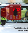 Digital Paint Thickness Gauge for Magnetic and Non Magnetic Substrates with Voice Readout and Color HD Display Pro Grade Car Coating Thickness Meter for Paint Varnish Enamel Chrome and Galvanized Coatings on white SUV hood