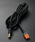 Kickin Ass Xt60iF Female To Dc7909 Male Cable For Solar Panels And Portable Batteries, 1.5 meter black 14AWG power cable.
