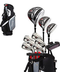 M5 Mens Golf Set With Driver Fairway Wood Hybrid Irons 5 PW Putter Stand Bag And 3 Headcovers All Graphite Shafts
