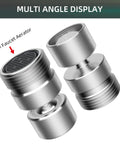 Metal Swivel Faucet Adapter For Sink To Garden Hose Chrome Finish Easy Install No Fuss Setup With G Three Fourths Male Thread Brass Connector Included For Female Faucet Heads, with faucet aerator