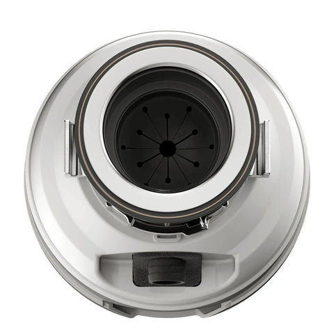 Top view of High Speed Kitchen Garbage Disposal With Power Cord Food Waste Disposer 2700 RPM 115V Motor Sound Insulated EZ Mount For Quick Install