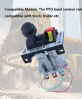 Power Take Off PTO Hoist Air Shift Control Valve With PTO Switch Brighter Light Push To Connect Fittings