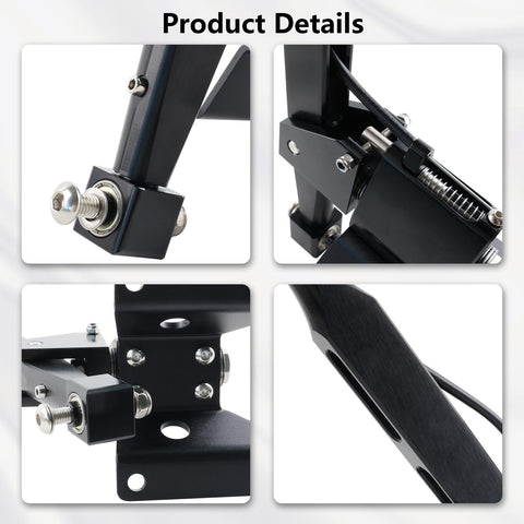 Close-up views of Billet Short Shifter Box for Honda Civic Integra Del Sol B Series Cars with direct installation features.
