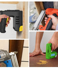 Various pin nailer tools for 23 Gauge Headless Pin Nails 3/4 Inch 5000 Pack Galvanized Steel Brad Nails for woodworking.