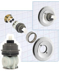 Exploded view of RP46463 Cartridge Assembly For Monitor 17 Series Dual Function Tub And Shower Faucet Replacement Kit parts
