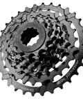 7 Speed Bike Cassette CS HG200 12 32T Sprocket for mountain folding and commuter bikes with chrome steel build visible