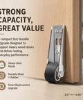 Heavy Duty Vertical Track Roller Wheel Built To Roll Smooth On Any Sliding Door Or Gate Featuring Whisper Quiet Rubber Bearing Casters and a durable metal frame.