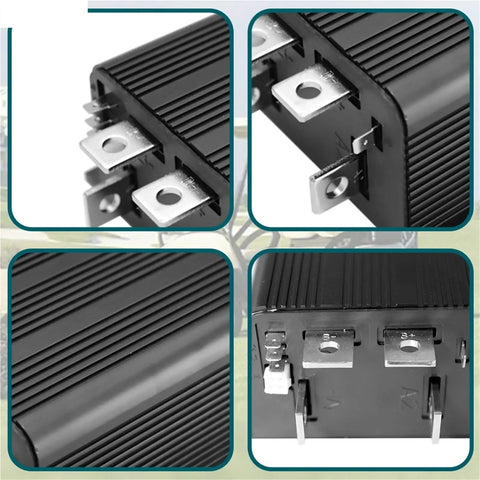 Premium Built Tough Heavy Duty 48 Volt 325 Amp Electric Motor Controller detailed view showing connections and design.