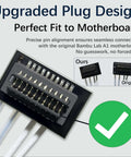 Upgraded connector for Plug And Play Hotend Heating Assembly Kit For A1 Mini And A1 Series 3D Printer, highlighting precise fit.