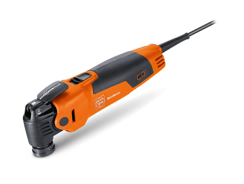 Beast Of An Oscillating Tool Kit For Interior Renovation With 350W Motor, Starlock Max Mount, QuickIn System shown in orange