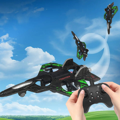 Kids And Beginners Friendly Remote Control Airplane With 2.4GHz Radio, Lightweight EPP Foam Plane performing stunts in sky