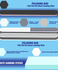 23 Piece Hobby Model Building Tools Kit For Gundam Builders includes 100/180 grit black sanding stick and various grit surfaces.