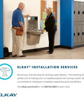 Heavy Duty Battery Powered Mechanical Bottle Filling Station With Filtered Stainless Surface Mount, installed, convenient for tight spaces.