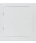 Zero Stress Installation Removable Plastic Access Panel With Frame Built Right For Six By Nine Inch Openings Fits Drywall Ceilings Smoothly.