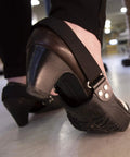 Red Steel Toe Cap Overshoe Med Over Shoe With Adjustable Straps Waterproof PVC Non Slip Protects Feet From Impact And Crushing