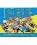 Box cover of Science Ninjas Valence game with cartoon ninjas for Periodic Table Card Game For Kids 8 To 12 That Totally Makes Chemistry Fun And Easy STEM Hands On Learning Toy About Elements Molecules And Reactions Educational Science Gift For Home Or Classroom Portable Family Game Night