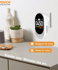 Plug In CO2 Detector Wall Outlet 3 In 1 Air Quality Monitor With Digital CO2 Display CO2 Alarm Temperature Humidity Meter Real Time CO2 Level Sensor And Alerts For Home Office School Garage on a wall outlet